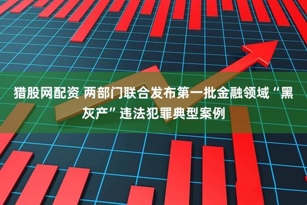 猎股网配资 两部门联合发布第一批金融领域“黑灰产”违法犯罪典型案例